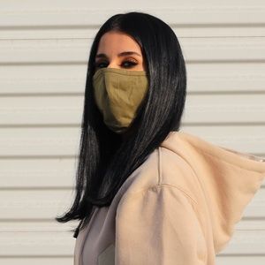 TAN or OLIVE GREEN ONLY Face Mask